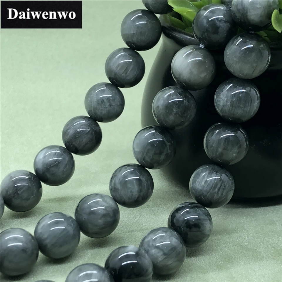 

7A(TOP) Hawk Eagle Eye Natural Stone Beads 6-12mm Loose Diy Bracelet Men Rosary