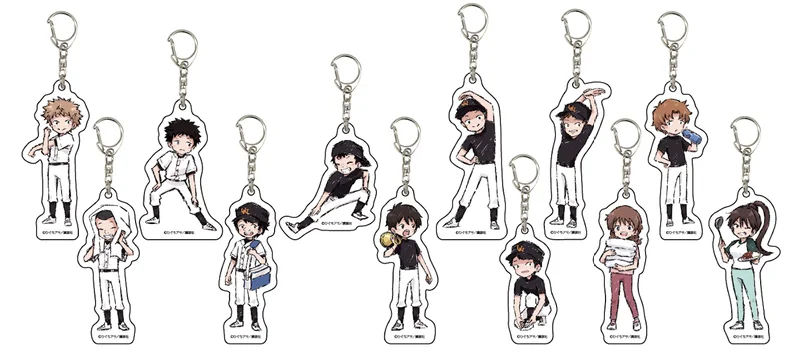 Аниме Oofuri Mihashi Ren AbeTakaya Tajima Yuuichirou акриловый брелок амулет подвесной детектив