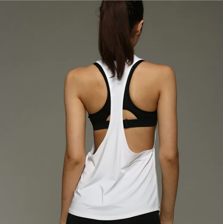 Vest T-Shirt Jersey Singlet Crop-Top Running-Training-Clothes Fitness Yoga Sport Sleeveless
