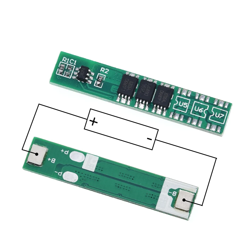 TZT 1S 7.5A 10A 15A 3 7 V li ion 4 6MOS BMS PCM плата защиты батареи для 18650 литиевая батарея