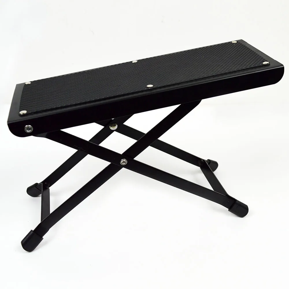 

Guitar Pedal Folding Classical Acoustic Guitar Footstool Section Anti-Slip Surface Adjustable Height Multi-Tone