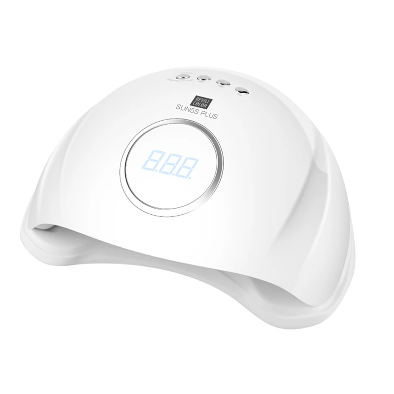 

Bevili Color Sun5Plus Uv Led Lamp Nail Dryer 108W 36 Leds Curing All Gel Polish Quick Bottom 10S/30S/60S/99S Timer Lcd Display