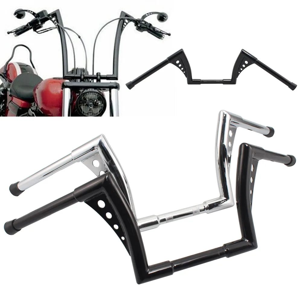 25 Mm Motorcycle Handlebar Motor Scooter Retro Anti-Rust Handle Bars For Harley Dyna Flht Fxst Softail Flstf Sportster 883 1200