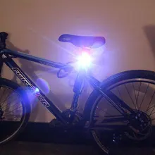 USB akumulator 120 lumenów LED tylne światło roweru potężne tylne światła rowerowe akcesoria do Lamp wodoodporna inteligentny światło tylne roweru tanie i dobre opinie NONE CN (pochodzenie) SW71211 FRAME Baterii Bike Rear Light Battery 2019 Support