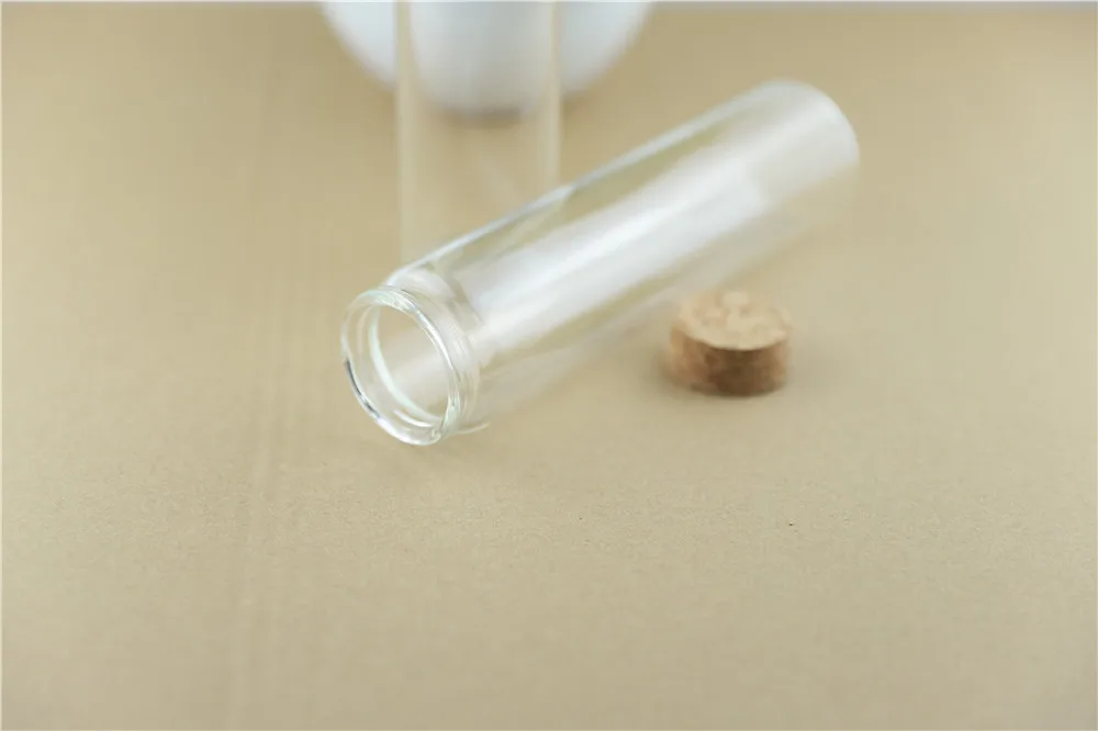 12pcs 47mm 240ml Cork Stopper Glass Bottles Spicy Storage Jar Bottle Food Containers Glass spice candy Jars Vials (6)