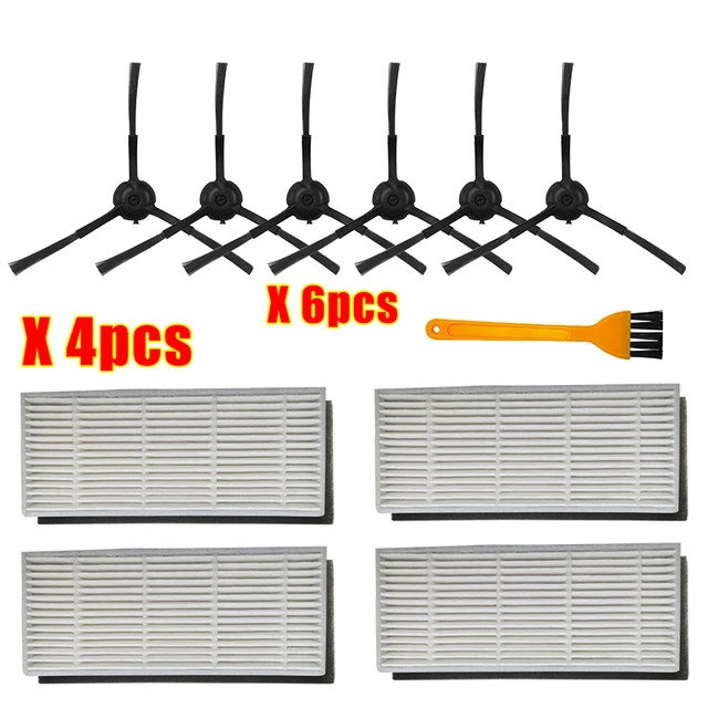 Main Brush Colletion Dust Bags Mop Cloth Side Brush Hepa Filter Spare Parts For XIAOMI VIOMI S9 Robot Vacuum Cleaner Accessories 10pcs