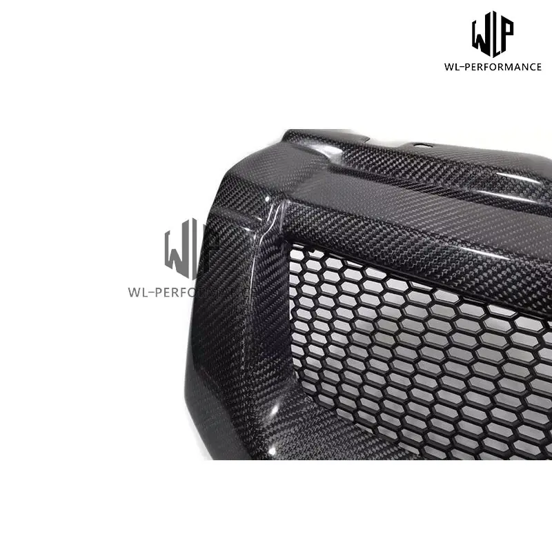 Высококачественная передняя решетка гриля из углеродного волокна для Land Rover Range Rover Автомобиль эвок Комплект кузова 12-16