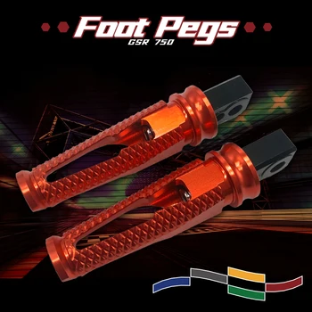 

For GSR750 GSR 750 gsr750 Footpeg Foot Rests Motorcycle Part CNC Aluminum Footrests Pegs Rear Passenger Pedals