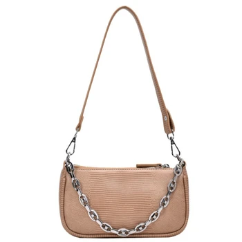 

MINI PU Leather Shoulder Bags for Women New Chain Design Luxury Female Handbag Female Solid Color Simple Ladies' Travel Flap Bag