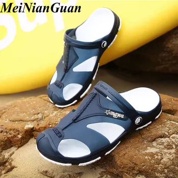 

High Quality Men Shoes Plus Size Soft Men's Sandals Beach Surf Casual Mens Slippers Croc Fashion Outdoor Man Summer Sandals B6