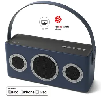 

GGMM M4 40W Wireless WiFi Speaker Bluetooth Speaker TWS With MFi Certificated 16H Portable HiFi Lossless Maximum Bass AirPlay