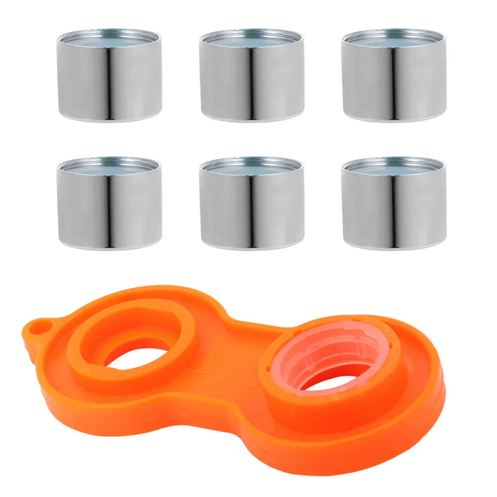

2pcs Faucet Aerators Wrench Prime Practical Durable Faucet Bubbler Sprayer Water Saving Filter for Bathroom Faucet Kitchen