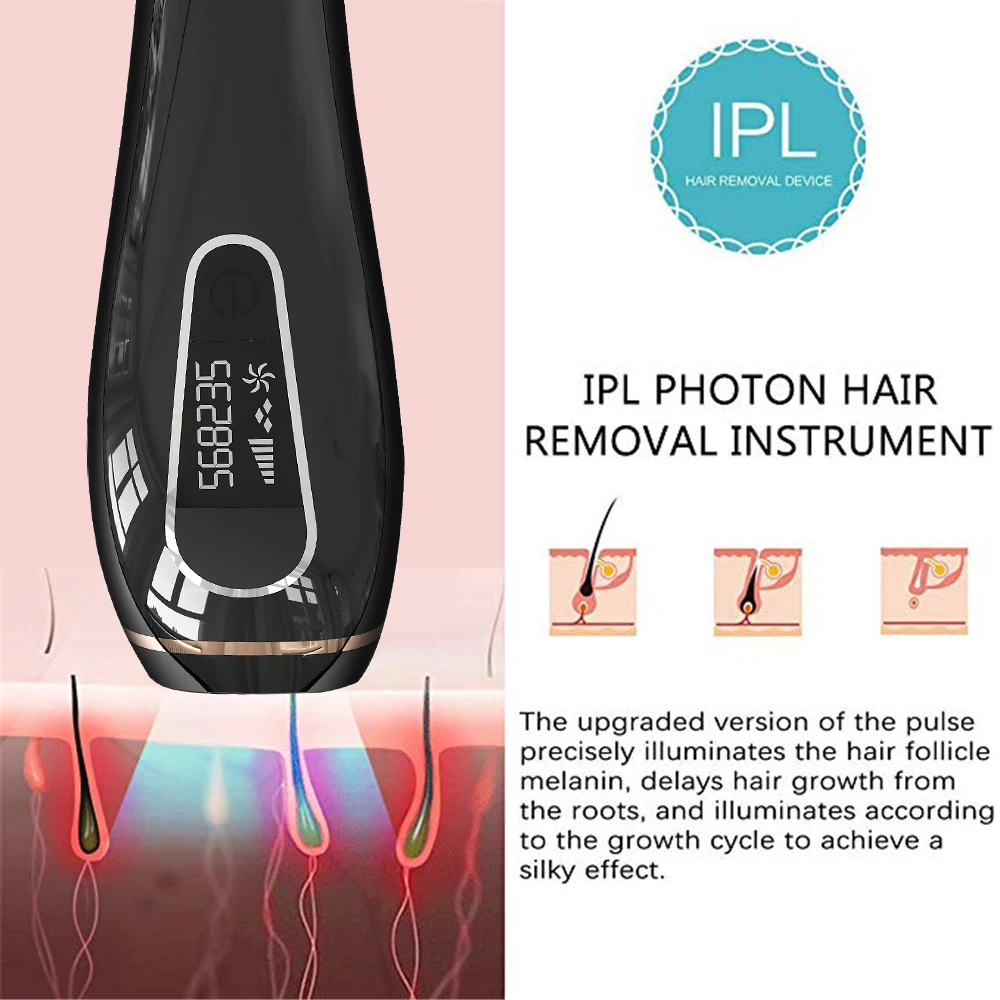 500000 профессиональный Перманентный IPL лазерный депилятор с ЖК-лазером для удаления волос Фотоэпилятор женское средство для безболезненного удаления волос машина