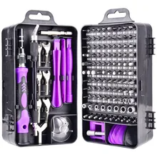 Mini precyzyjny zestaw narzędzi ręcznych Multi komputer PC telefon komórkowy naprawa urządzenia izolowane ręczne narzędzia do domu 135 w 1 S2 zestaw wkrętaków