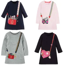 Осеннее платье для маленьких девочек; костюм принцессы; коллекция года; брендовые Детские праздничные платья для девочек; одежда; Vestido; платье для малышей; одежда для детей