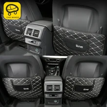 Карманго для Audi Q5 FY, автомобильный защитный чехол для спинки сиденья, кожаный анти-удар, коврик, подушка, аксессуары для интерьера