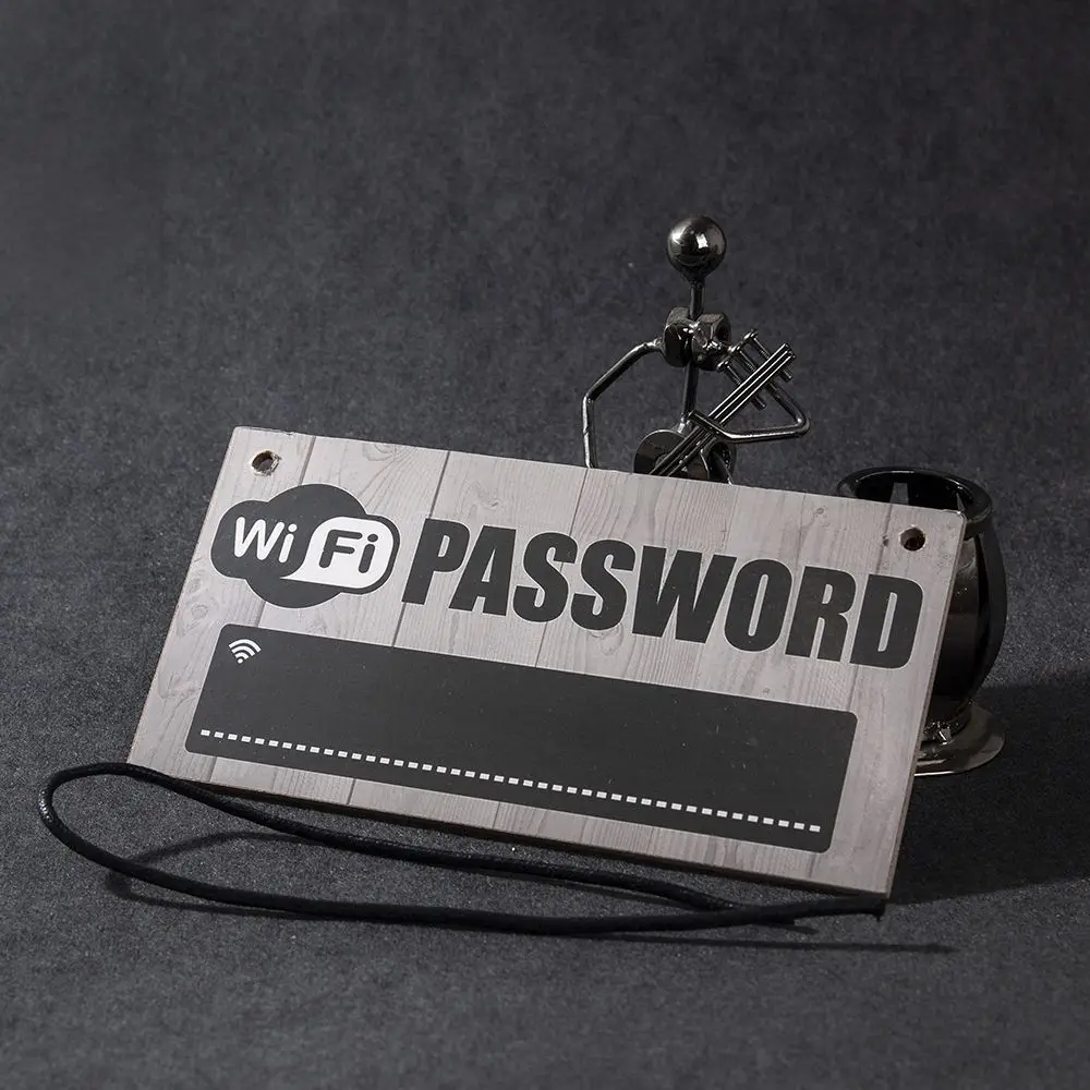 1 шт. деревянная табличка с паролем и Wi Fi|Таблички знаки| |