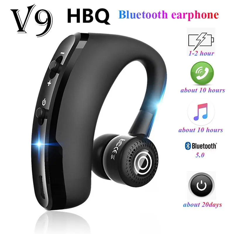 Беспроводная гарнитура V9 наушники с Bluetooth для режима свободные руки деловая