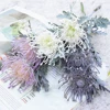 Artificial Flowers Short Branch Crab Claw 2 Fork Pincushion Christmas Garland Vase for Home Wedding Decoration Fake Planting 5