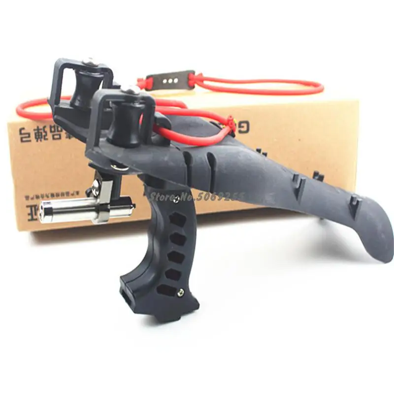 Мощная охотничья рыболовная Рогатка стрельба из катапульты лук стрела для