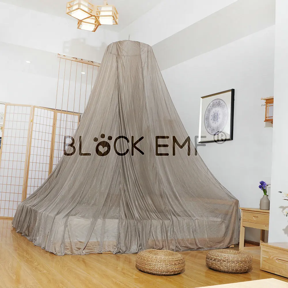 

EMF BLOCKING EMF Shielding Canopy Anti Radiation Mosquito Net , RF Protection Bed Netting, WiFi Router Guard Harmful Radiation