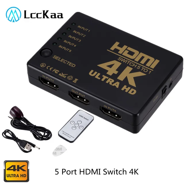 다양한 기능과 편리한 사용성을 제공하는 LccKaa-HDMI 호환 스위처