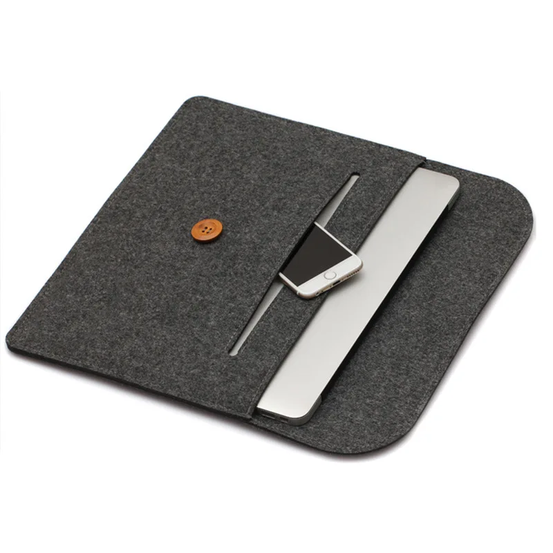 

Multi-color Band Carrying Felt Bag Apple Tablet PC Inner Wearing Bag