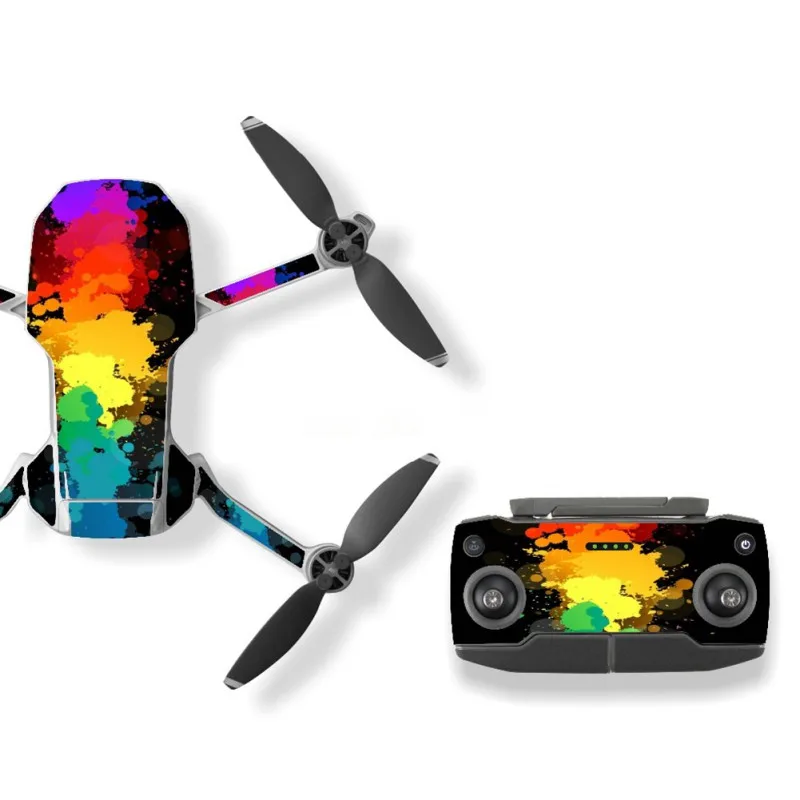 Hot Sale QFW 6 Pcs Set Protective Film PVC Stickers Scratch Proof Waterproof Stickers Full Cover Skin For Mavic Mini Accessories Kits 