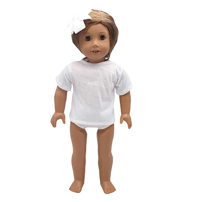 T-shirt and Panties 4 шт. кукольная одежда футболка; куртка; пальто; обувь под брюки костюм для 43 см для ухода за ребенком для мам куклы и 18-дюймовые аксессуары для кукол кукольный наряд - Цвет: T-shirt and Panties