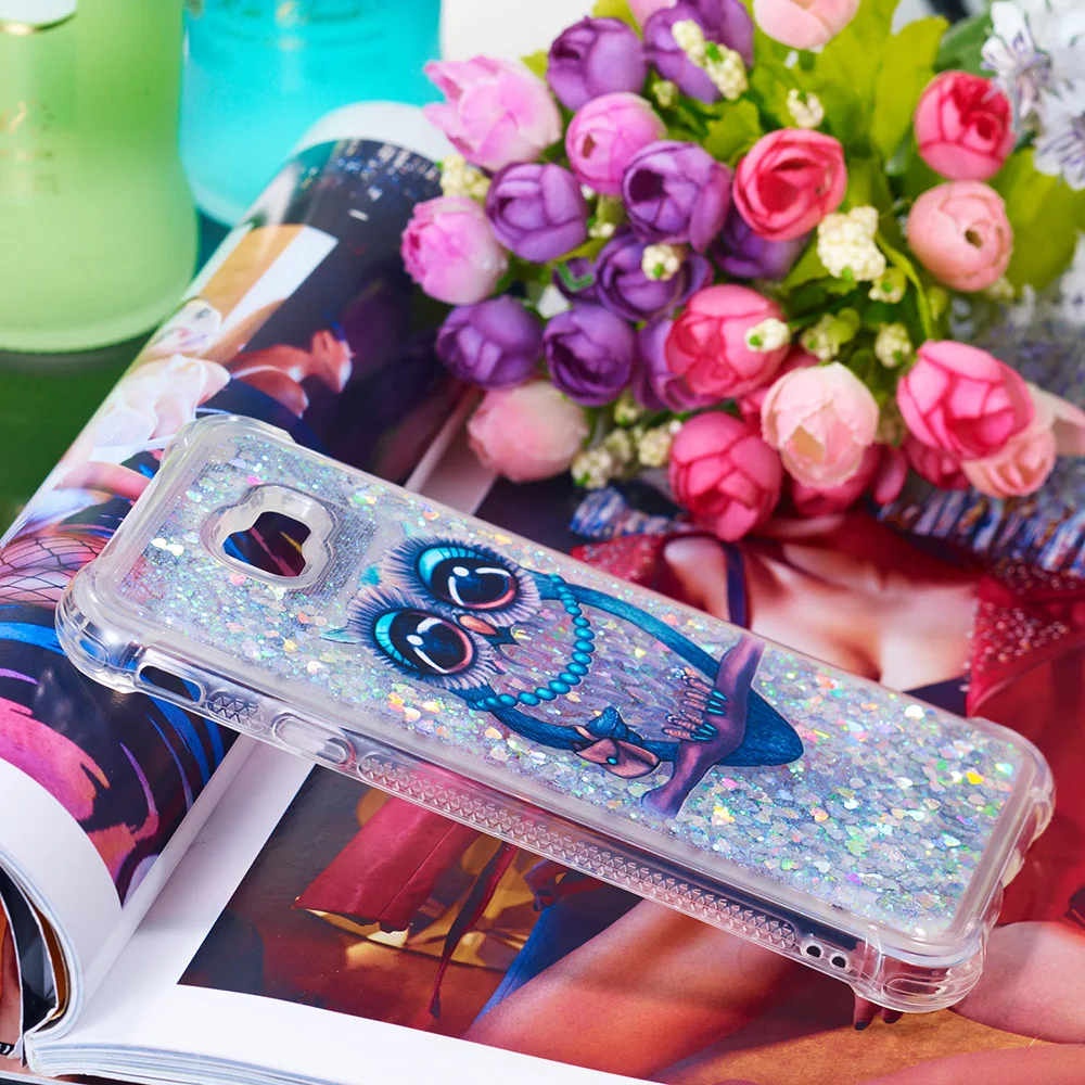 Ударопрочный чехол из ТПУ с блестящими бриллиантами для samsung Galaxy A8 Plus J2 Pro J3 J5 J7 Note 8 S5 S6 S7 Edge Prime J330 J530 J730