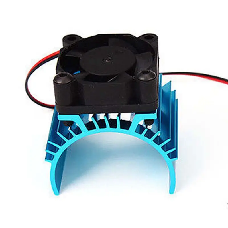 meta Heat sink with 5V Cooling Fan for 1/10 RC Car 540 550 3650 Size Motor meta Heat sink with 5V Cooling Fan for 1/10 RC Car 540 550 3650 Size Motor