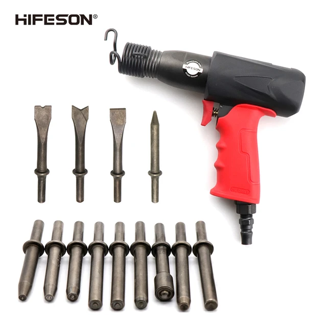 Pneumatic Air Riveter Gun hammer Air Rivets tools for Solid Hollow Rivets -  AliExpress