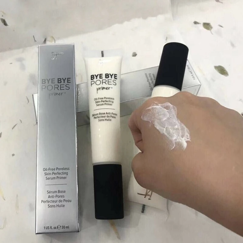 

Primer Makeup Moisturizer It Cosmetics Pores Base Face Oil-Free Poreless Skin-Perfecting Serum Primer Smooth Soft Skin