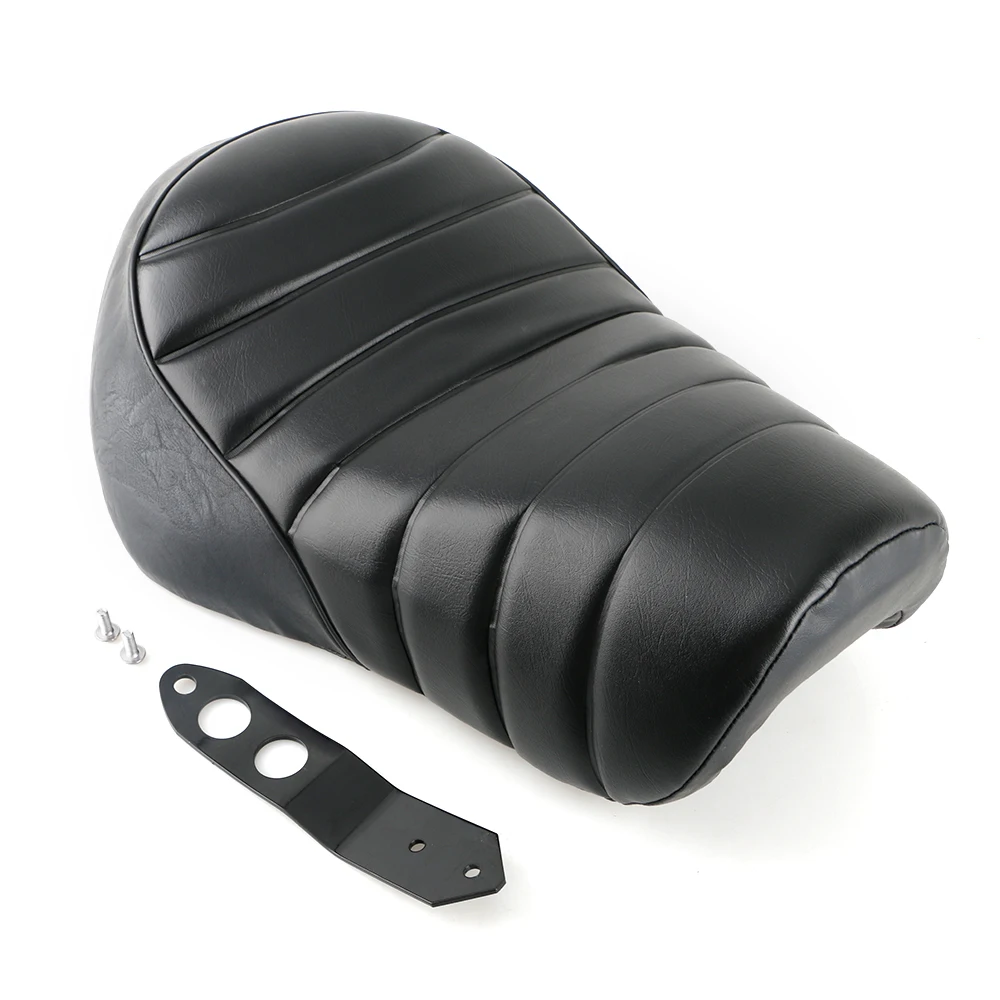 Leather Two Up Driver Front Rear Passenger Seat Pad For Harley Sportster XL Iron 883 2016-2019 Motorcycle Cushion |