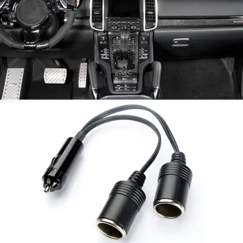 

Dual Port Car Styling Cigarette Lighter 12V-24V Power Charger Adapter Socket Splitter Female Socket Bakelite Plug Connector HOT