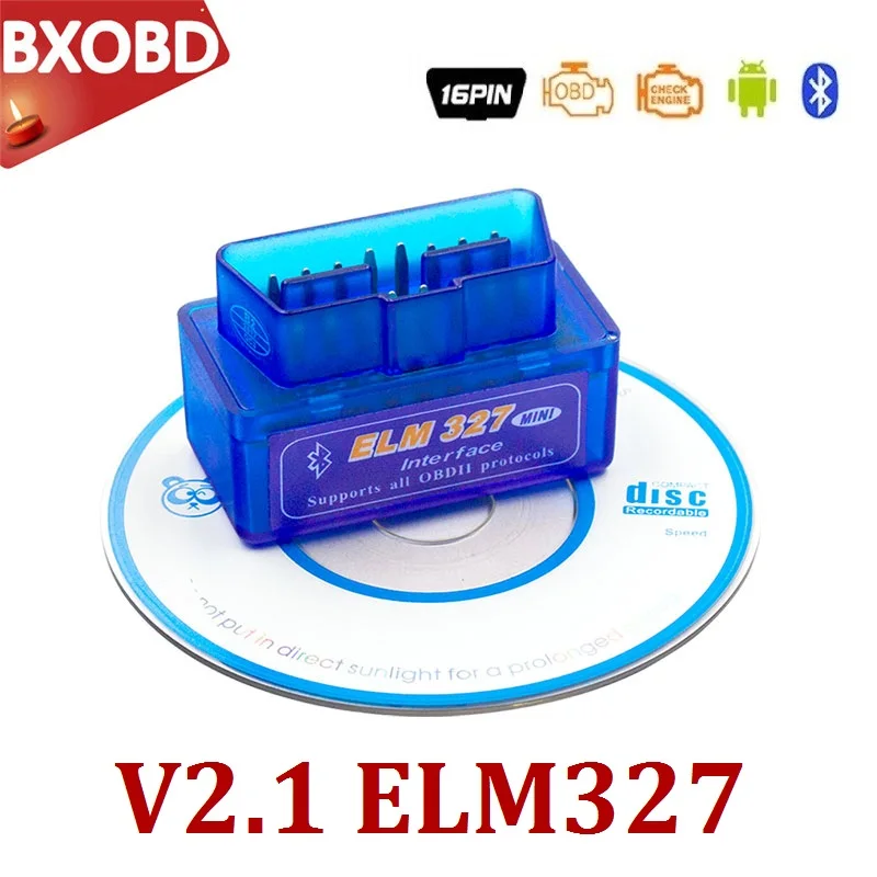 ELM 327 OBD2 сканер Bluetooth ELM327 адаптер BT V2.1 для Android Ford считыватель кодов|Считыватели