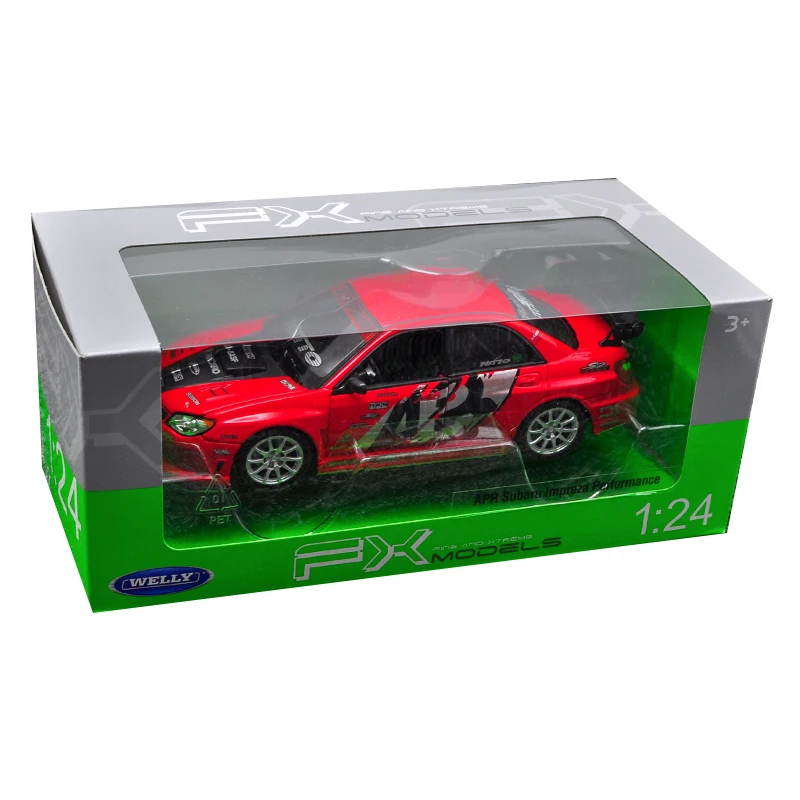 1/24 игрушка для мальчика, литая машина, модель коллекционного автомобиля, подарок для детей, 1:24, статические машины, 1:24, APR SUBARA-Performance