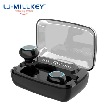 

Original Wireless Headphones TWS Bluetooth 5.0 In-ear earphone Noise reduction HiFi IPX7 Waterproof Headset for sports MS07