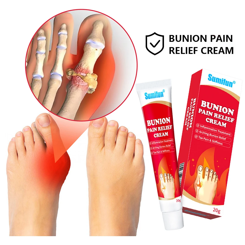Zooarts Bunion Toe Stiffness Relief Cream,Toe Gout Pain Relief,Arching