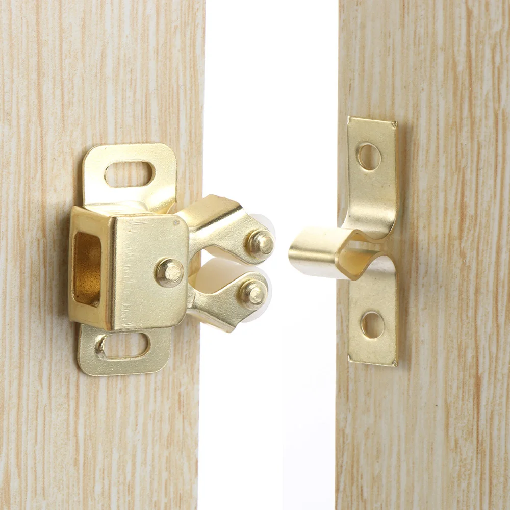 

2PCS Door Stop Closer Stoppers Damper Buffer Magnet Cabinet Catches For Wardrobe Hardware Furniture Fittings