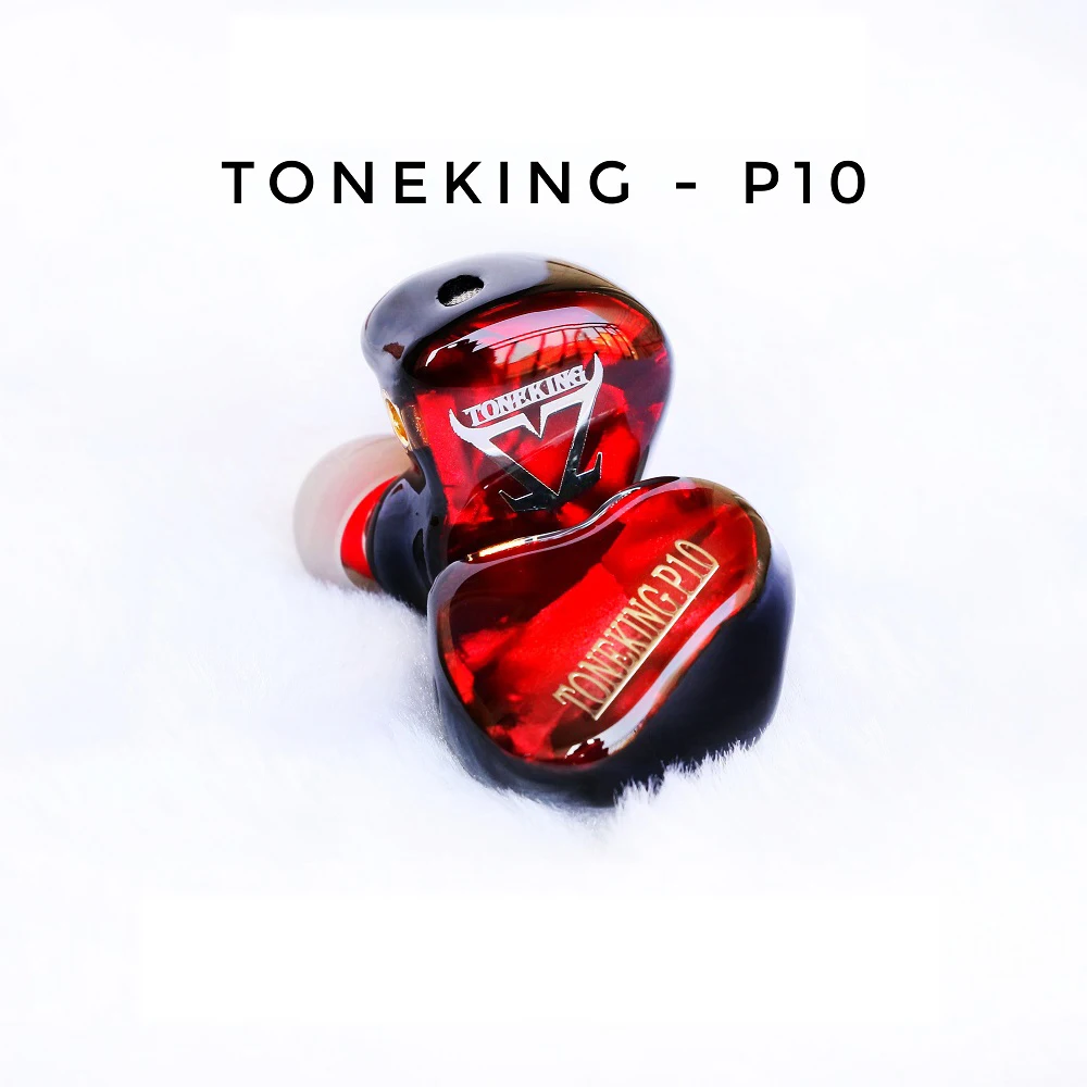 Toneking P10 10 мм плоский магнитный драйвер HiFi наушники вкладыши со съемным кабелем