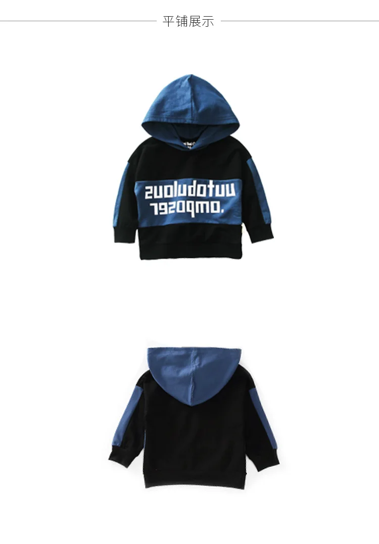 New Baby Boys Girls Sweatshirts Cotton Kids Hoodies Toddler Letters Print Children Clothes Long Sleeve Tops Casual Clothing