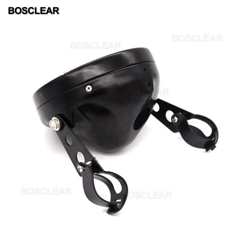 Мотоцикл Led ведро фары корпус Кронштейн для Honda Cb400/cb1300/cb250/cb600f/cb919 Hornet suzuki yamaha