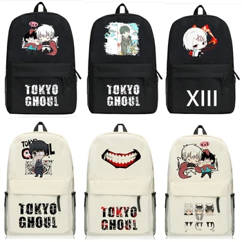 

Anime Tokyo Ghoul Backpack Canvas Travel Backpack Unisex Bag High-capacity Student Casual Schoolbag Backpack