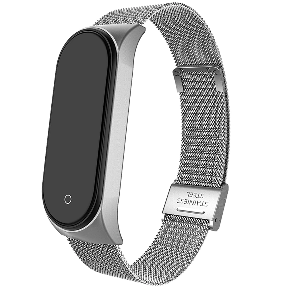 Ремешок для Xiaomi mi Band 3 4 металлический браслет из нержавеющей стали сменный ремешок для mi Band 4 3 ремешок умные часы браслет аксессуары