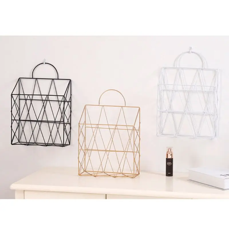 

Nordic Style Magazine File Book Rack Desktop Hanging Storage Shelf Office Home LX9A