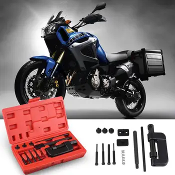 

13Pcs Motorcycle Bike ATV Chain Breaker Splitter Riveter Riveting Tool Chain Cutter Motorcycle Chain Repair Tool Universal