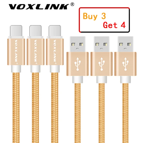 VOXLINK по 3 предмета в комплекте кабель USB 5V 2A 8PIN USB кабель для передачи данных для iPhone X, 8, 8 plus, 6 6s 6plus SE 5S iPad mini 2/3/4/iPad 5 Air iPad кабель для мобильного телефона - Цвет: Gold