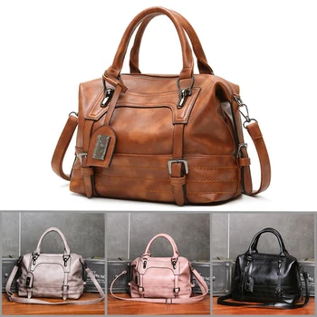 

Vintage Women's Handbags Famous Fashion Brand Candy Shoulder Bags Ladies Totes Simple Trapeze Women Messenger Bag
