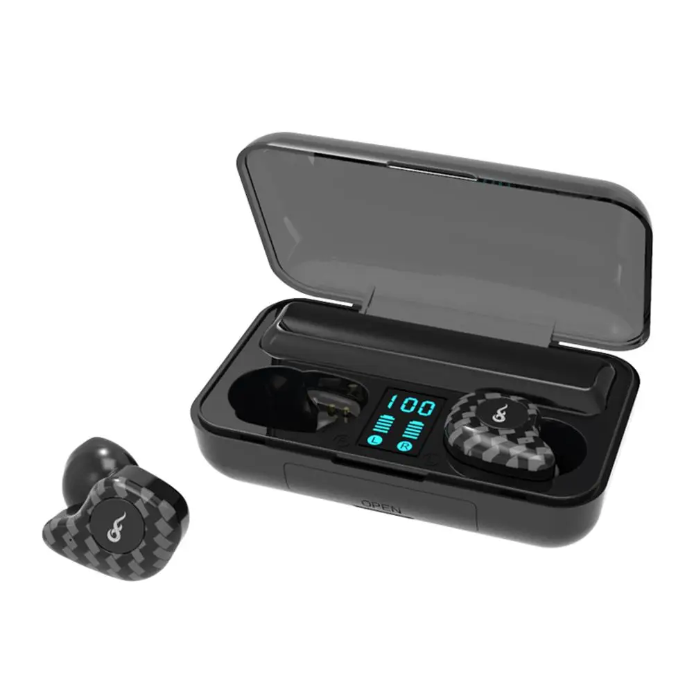 M20 Bluetooth гарнитура Беспроводная Hi-Fi стерео Bluetooth гарнитура TWS 5,0 Кнопка Беспроводное управление Стерео IPX7 водонепроницаемые наушники